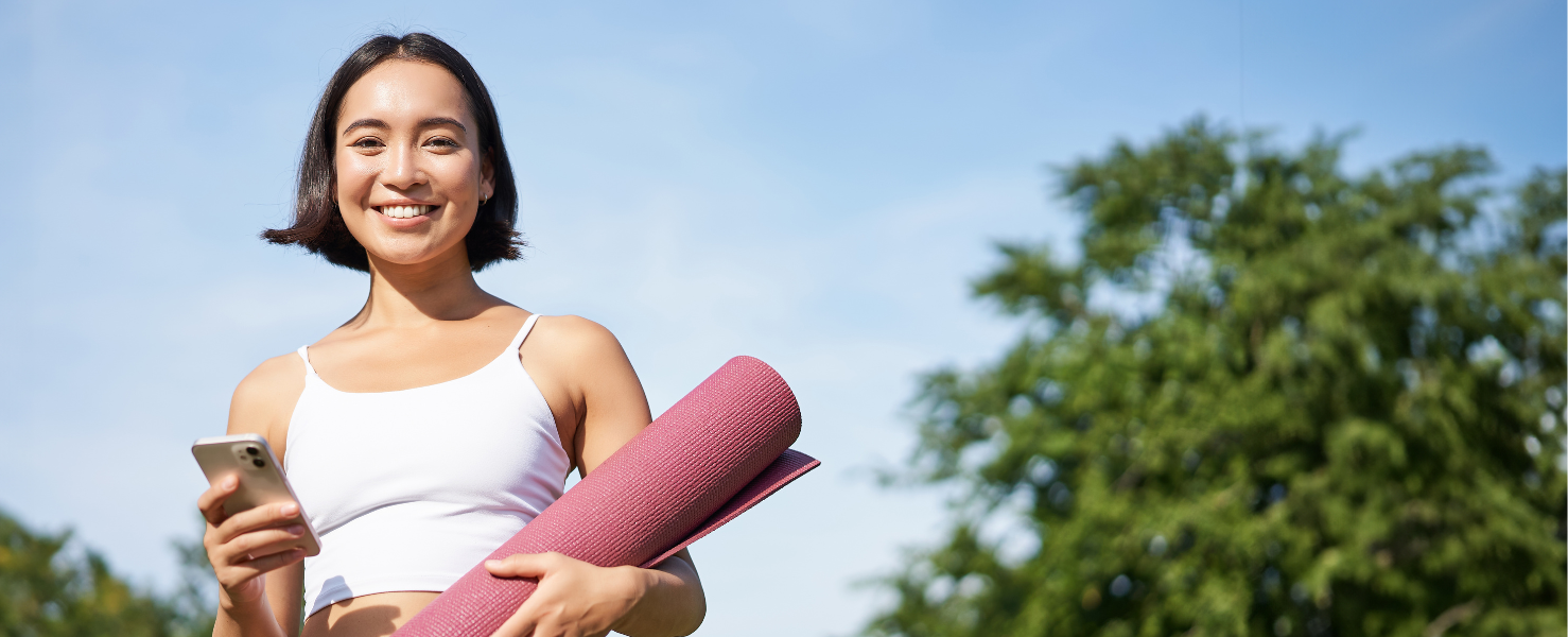 An active lifestyle outdoors
